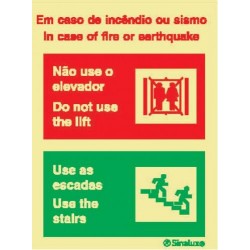 Sinal sinalux p0614 100 x...