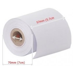 Rolo de papel térmico...